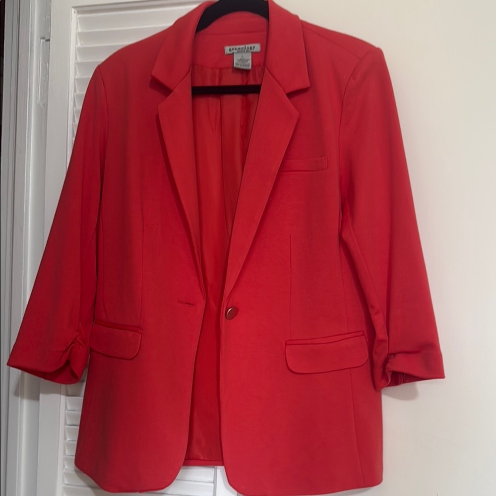 Women's Red Blazer by Ann Taylor